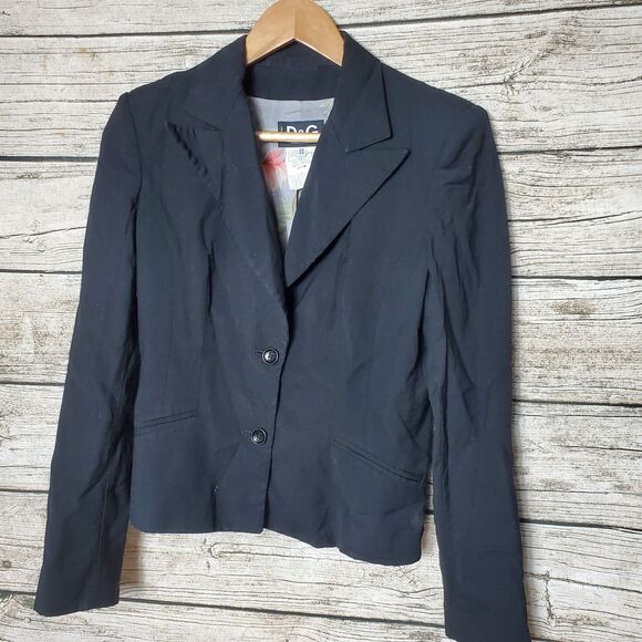 Dolce & Gabbana Black Jacket Blazer  28/42 - Picture 1 of 11